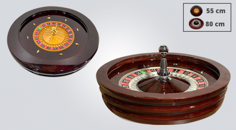 Roleta Luxo de Madeira - Casino Roulette